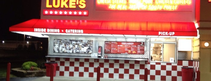 Tony Luke's is one of J: сохраненные места.