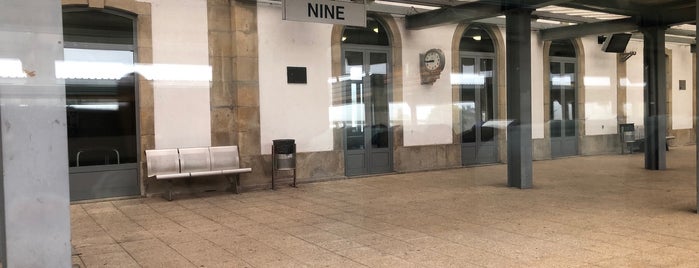 Estação Ferroviária de Nine is one of Jonne'nin Beğendiği Mekanlar.