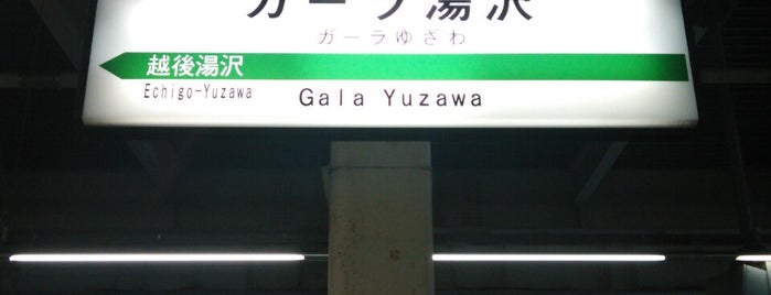 Gala Yuzawa Station is one of 新潟県内全駅 All Stations in Niigata Pref..