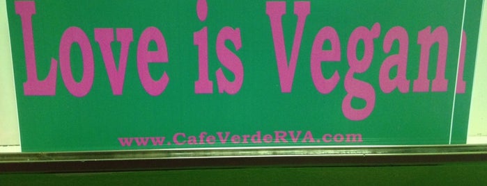 Cafe Verde is one of RVA All The Way.