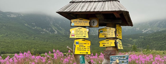 Veľké biele pleso is one of Turistické body v TANAP-e.