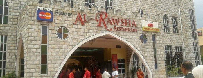 Al Rawsha Restaurant is one of Tempat yang Disimpan ꌅꁲꉣꂑꌚꁴꁲ꒒.