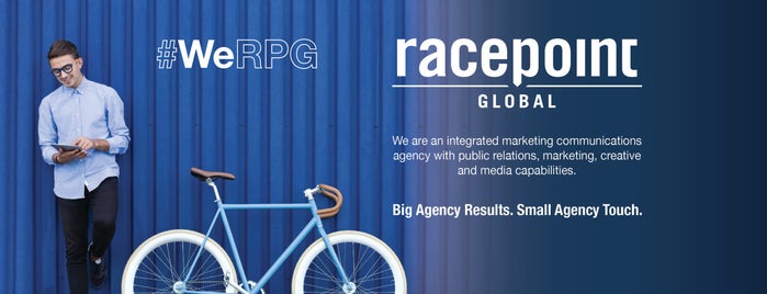 Racepoint Global is one of Come work with me.