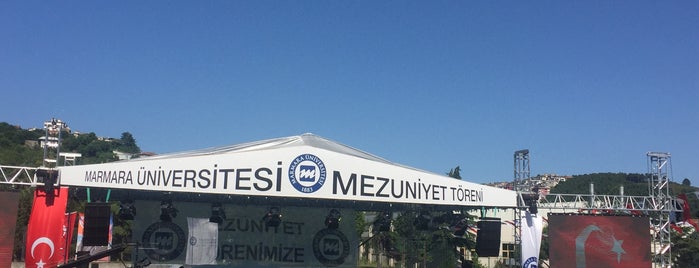 Marmara Üniversitesi Stadyumu is one of Tempat yang Disukai Oğuzhan.