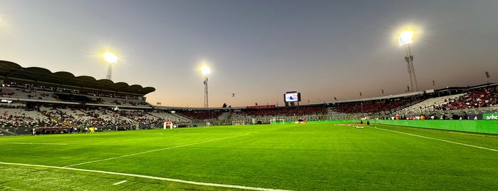 Estadio Monumental David Arellano is one of Tempat yang Disukai Gianfranco.