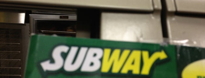 SUBWAY is one of Places to go.