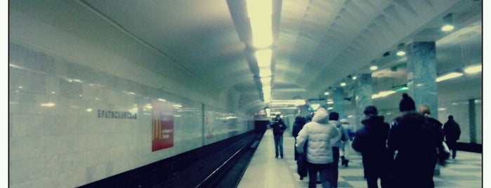 metro Bratislavskaya is one of Метро Москвы.