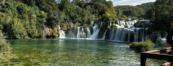 Krka Wasserfälle is one of Croatia.