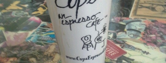 Cups, an Espresso Café is one of Orte, die Gisele gefallen.