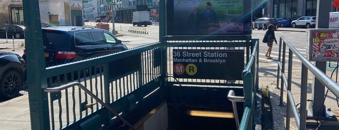 MTA Subway - 36th St (M/R) is one of NYC Subways N/R/Q.
