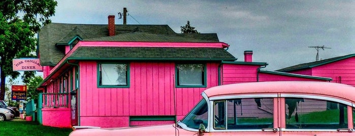 The Pink Cadillac Diner is one of Nostalgia Food.