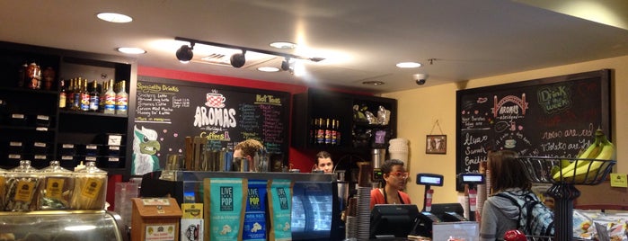 Aromas - Mews Cafe is one of Where to Eat on Campus.