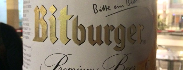 bitburger club is one of fav eating and drinking places.