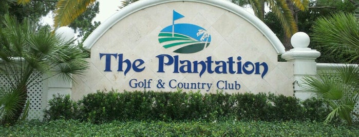 Plantation Golf and Country Club is one of Lieux qui ont plu à Ed.