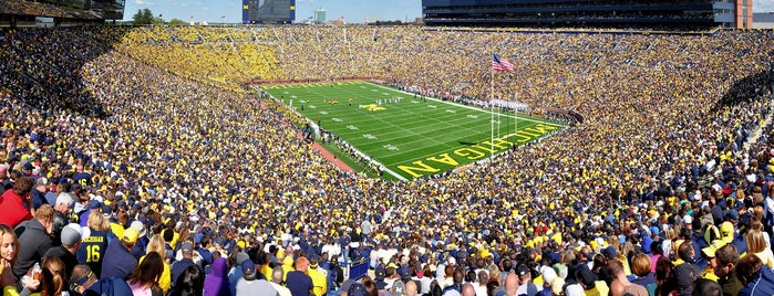 Michigan Stadium is one of Landing To Recharge..