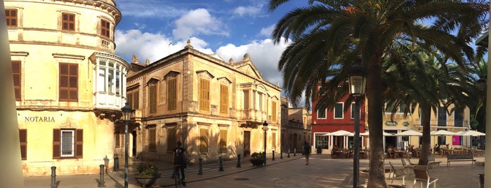 Plaça De Ses Palmeres is one of Menorca.
