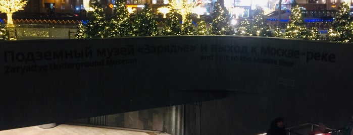Zaryadye Underground Museum is one of Москва, где была 4.