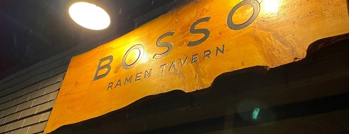 Bosso Ramen Tavern is one of Boston.