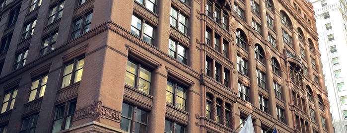 The Rookery Building is one of Chicago.