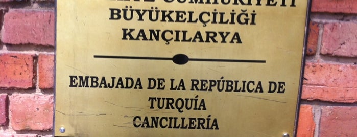 Embajada de Turquía is one of Priscila'nın Beğendiği Mekanlar.
