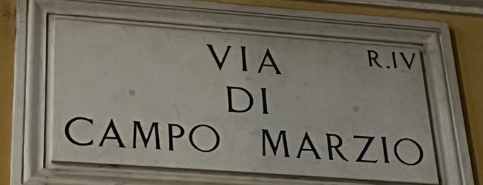 Via Campo Marzio is one of La Città Eterna.