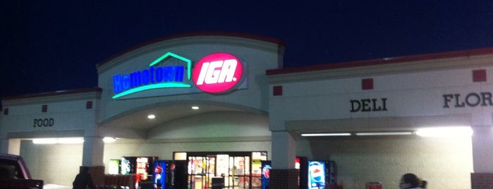 IGA is one of places I go a lot.