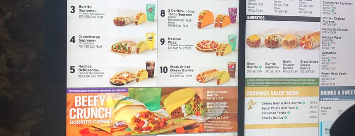 Taco Bell is one of Food - Mexican.