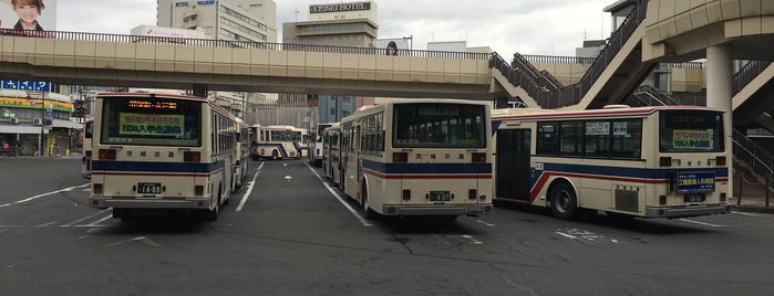 水戸駅北口バス停 is one of バスターミナル.
