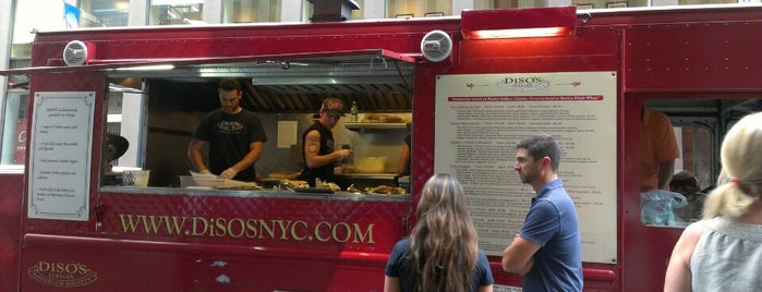 DiSO's Italian Sandwich Society is one of NY Food Truck.
