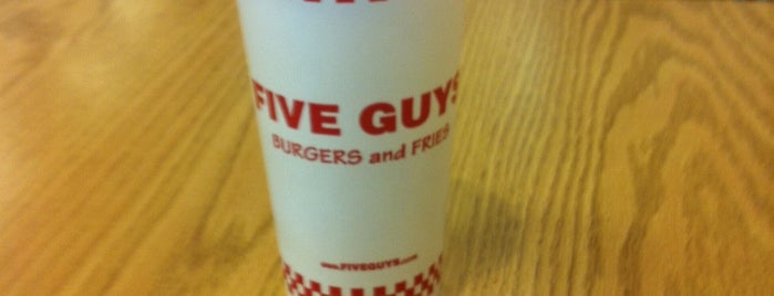 Five Guys is one of Favorites.