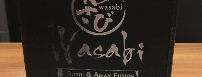 Wasabi Sushi & Asian Fusion is one of Lugares favoritos de Eric.