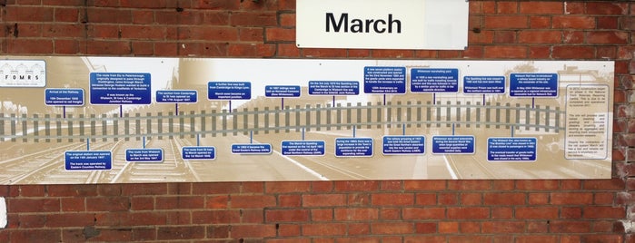 March Railway Station (MCH) is one of Regularly.