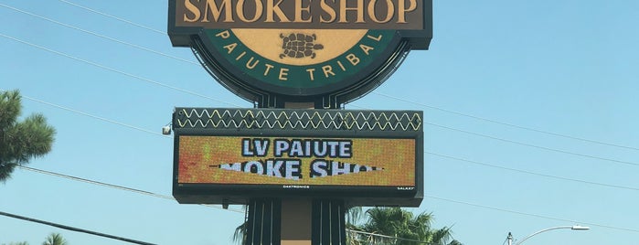 Las Vegas Paiute Tribal Smoke Shop is one of Tempat yang Disukai Tim.