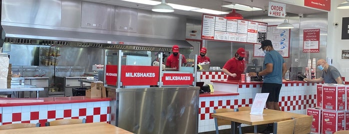 Five Guys is one of Favorite Places to Eat.