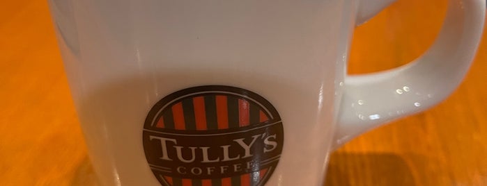 Tully's Coffee is one of よく行く場所.