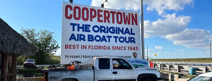Coopertown Air Boat is one of MAN VS FOOD.