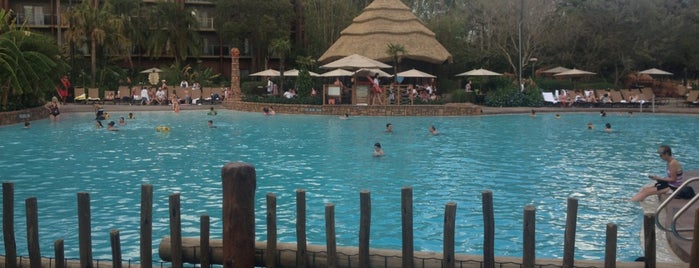 Uzima Pool is one of Animal Kingdom Resort Area.