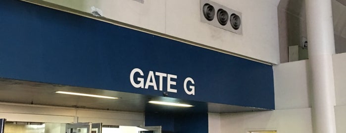 Gate G is one of Washington A.B.C.D. oops D.C..