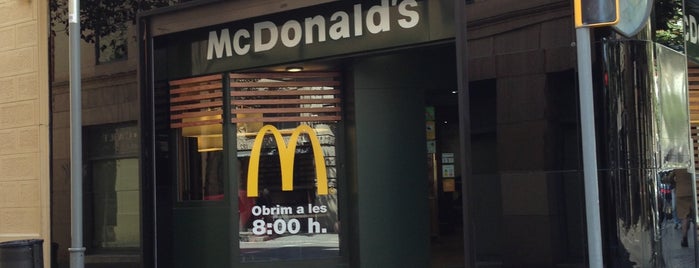 McDonald's is one of Barcelona.
