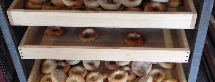 Kossar's Bialys is one of NYC Bagels.