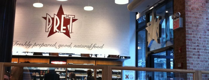 Pret A Manger is one of Recently Opened.
