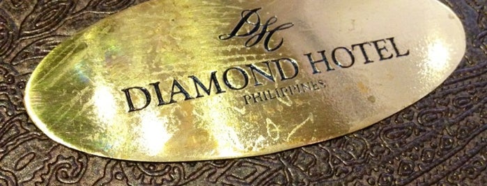 Diamond Hotel Philippines is one of Hotels.