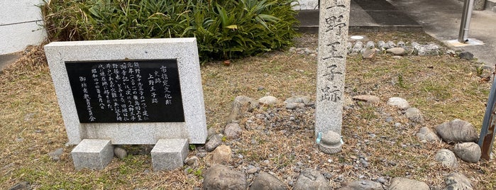 上野王子跡 is one of 熊野九十九王子.
