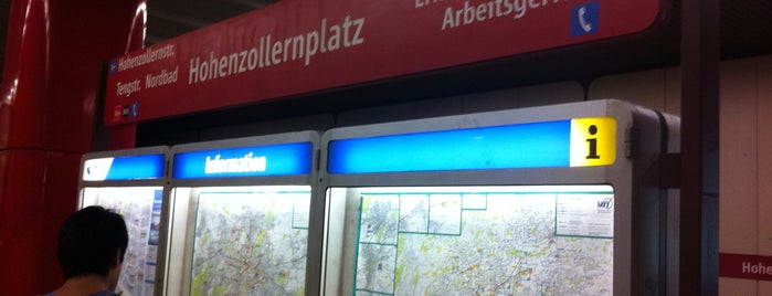 U Hohenzollernplatz is one of U-Bahnhöfe München.