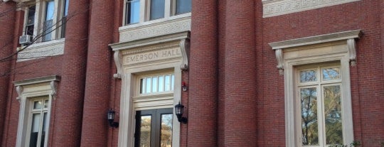 Emerson Hall is one of Allston, Cambridge & Somerville, Massachusetts.