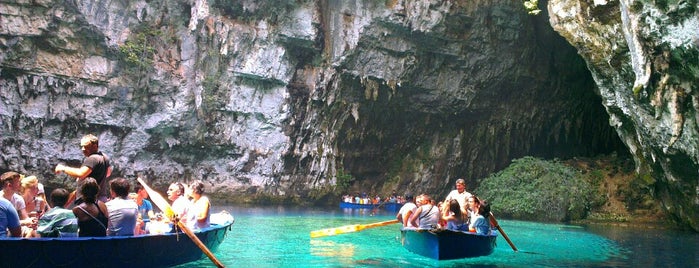 Melissani Lake is one of Discover Ionian islands.