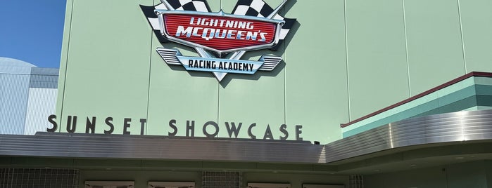 Lightning McQueen's Racing Academy is one of Hollywood Studios.