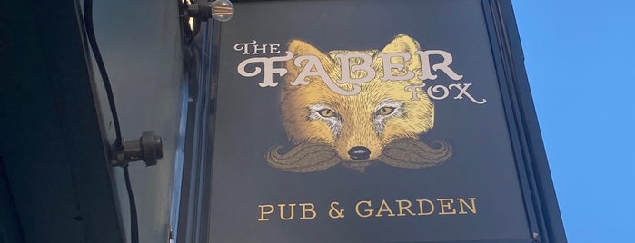 The Faber Fox is one of UK - All Pubs I’ve Visited II.