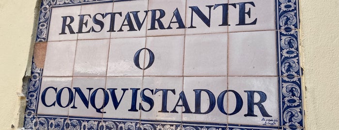 Restaurante O Conquistador is one of Lisbon.
