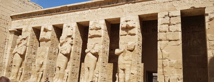 Medinet Habu (Temple of Ramses III) is one of Hurghada to Luxor excursion.